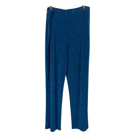 Chico's Travelers Blue Wide Leg Pull On Pants Wrinkle Resistant - Size 3, XL - Picture 1 of 6